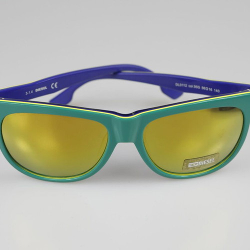 Diesel sunglasses new Mod:DL0112 multicolor with gold mirror lens