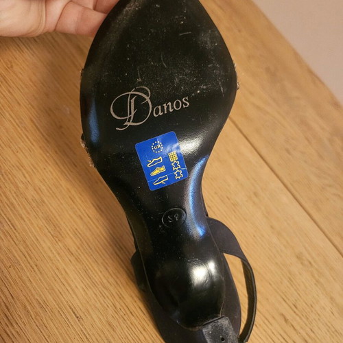 Danos sandals like new, black, size 39