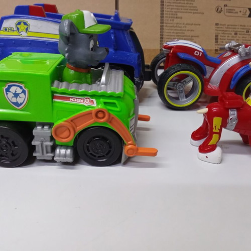 Paw Patrol vehicles and figure pack of 4, used