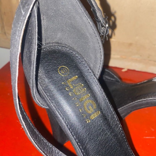Luigi women's sandals like new, size 40, black