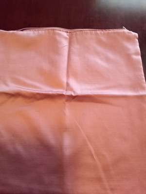 Cushion covers for sofa set of three like new, satin design