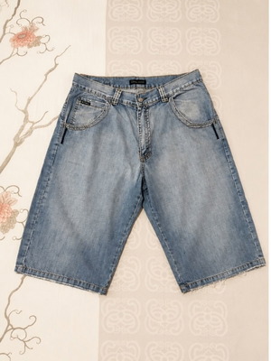 Unisex denim bermuda shorts Abrand Jeans like new, light blue