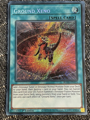 Yu-Gi-Oh! Ground Xeno BLGG-EN123 Secret Rare κάρτα καινούργια