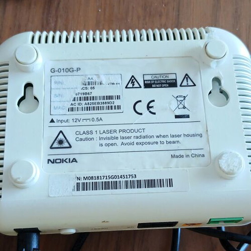 Nokia G-010G-P Fiber Optic Network Terminal used