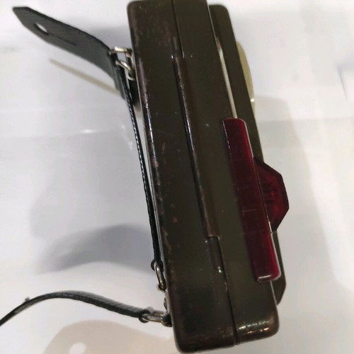 Military type flashlight used with batteries