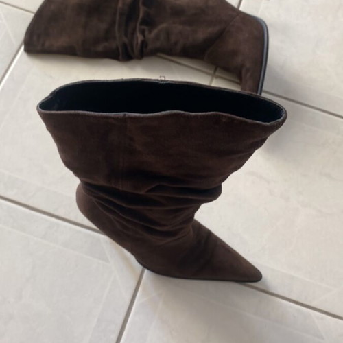 Nero Cuoio leather boots like new, brown, size 37