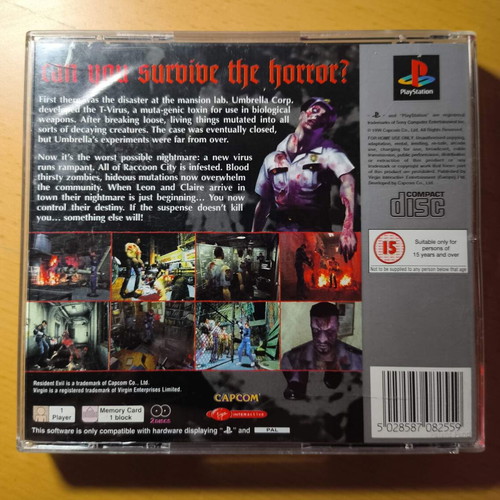 Resident Evil 2 Platinum Edition PlayStation 1 like new Complete In Box