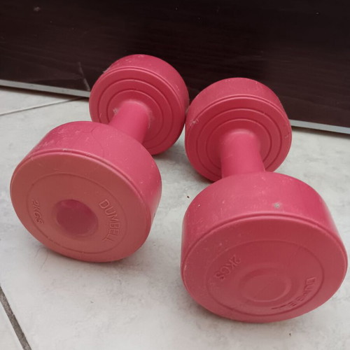 Weights used, 2kg each, set of 2