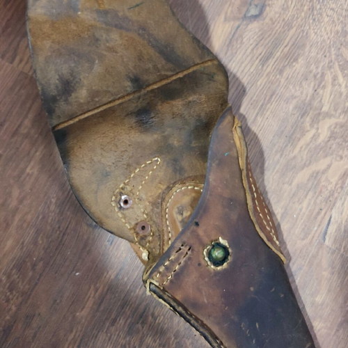 Leather holster used, old