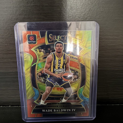 Wade Baldwin IV 2025-26 Panini Select Euroleague Concourse Tie Dye #72 like new