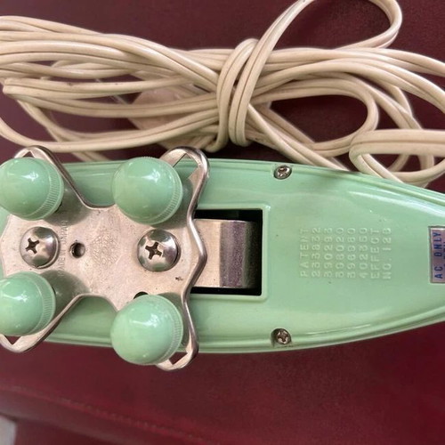 Massage device 1960 bakelite turquoise like new