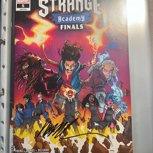 Strange Academy Finals complete series new, signed by Humberto Ramos
