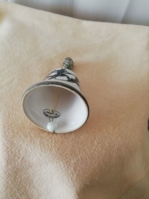 Ceramic Bell with Runners Design like new