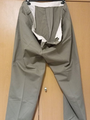 Men's Plus Size Pants beige-olive like new, size 3XL