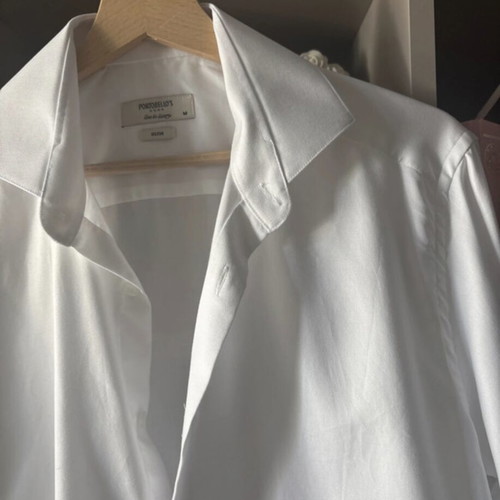 Portobellos Uomo white shirt size M new slim fit