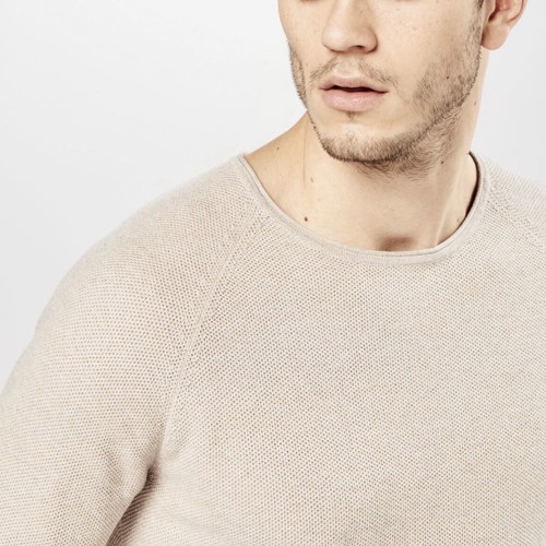Nowadays Honeycomb Pullover new, beige, size L