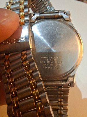Seiko Vintage Quartz Day-Date Watch used, two-tone