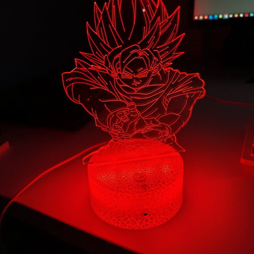 Son Goku Dragon Ball Z Super Saiyan USB light RGB used