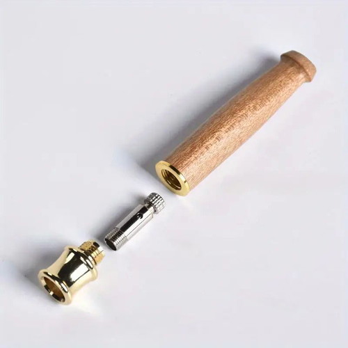 Yew wood cigarette pipe new, luxury