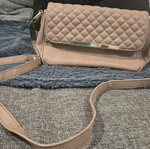 Carpisa shoulder bag used, beige and brown