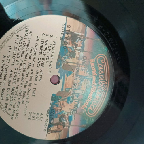 Donna Summer Once Upon A Time vinyl used, 2 records