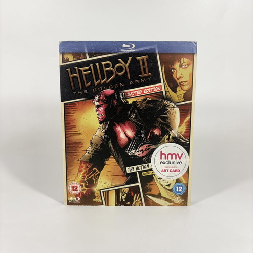 Hellboy II The Golden Army Blu-ray limited edition like new with English subtitles