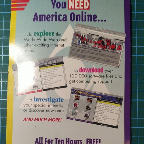 AOL for Macintosh sealed floppy disk software