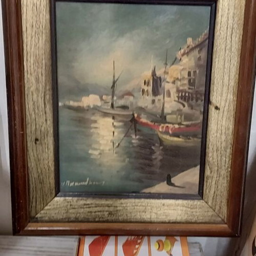 Painting framed in like new condition