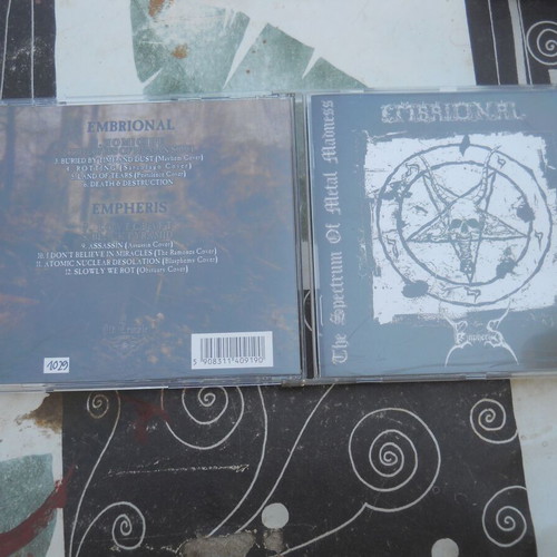 Embrional / Empheris The Spectrum Of Metal Madness CD EP split