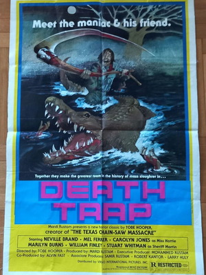 Στα σαγόνια του κροκοδείλου (1976, Eaten alive ή Death trap) – Πρωτότυπη κινηματογραφική αφίσα