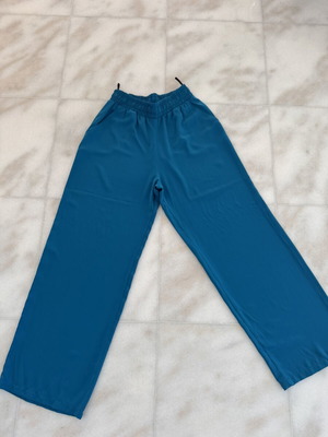Doretta women's high-waisted pants M/L teal blue, like new