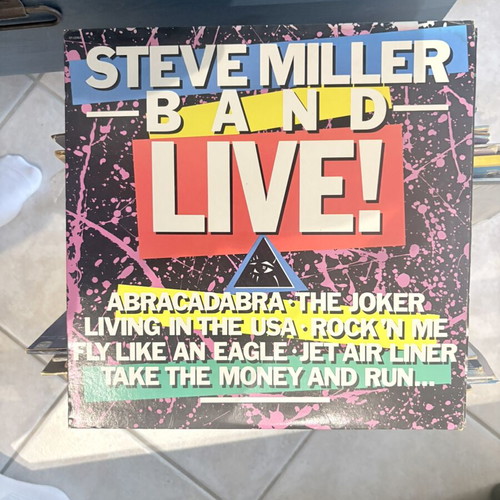 Bob Marley and The Wailers Live! vinyl record