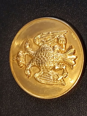 Religious medal giant like new, diameter 55cm