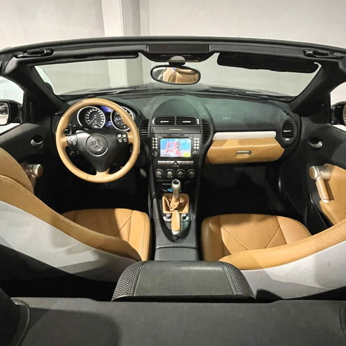 Mercedes-Benz SLK 200 2006 manual roadster used, 117896 km, black