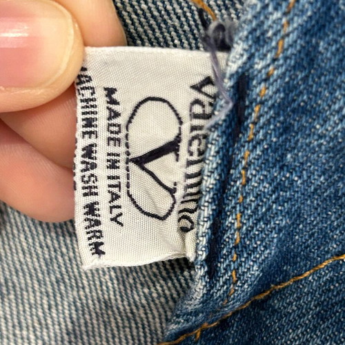 Valentino Garavani denim jacket used, blue, oversized