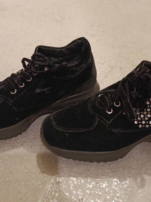 Hogan women's boots black size 36 used