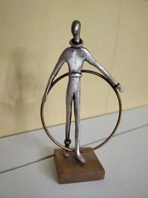 The Circle of Life silver and bronze sculpture, Alexia Jewelry