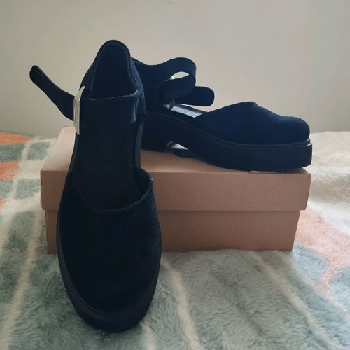 Mary Janes Anesis leather suede size 38 new black