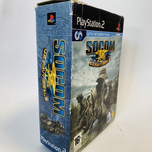 Socom US Navy Seals PS2 game with headset, used, English