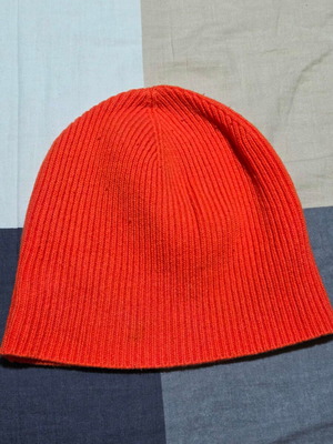 Benetton Kids Hat orange like new, unisex size S