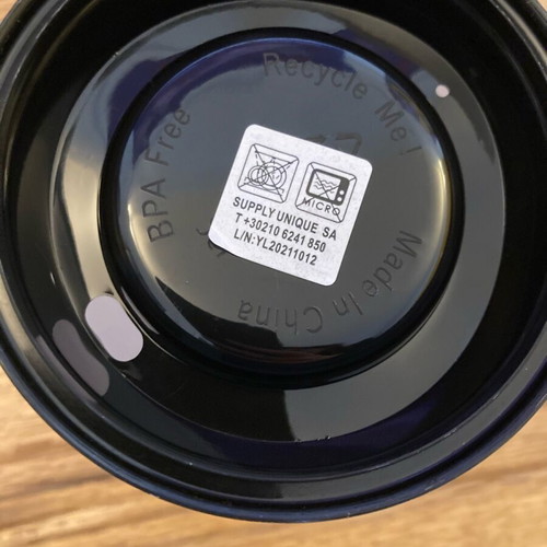 Coffee Island reusable cups set of 2 new with lid 473ml