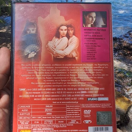 Carmen DVD used, social genre, subtitled