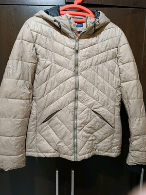 Μπουφάν γυναικείο μπεζ με κουκούλα Admiral no.L σαν καινούργιο