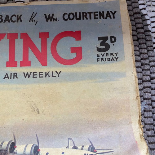 Flying magazine used, July 9 1938, aviation history