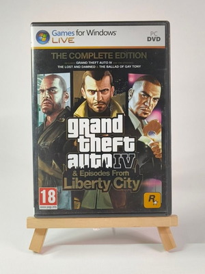 Grand Theft Auto IV & Episodes From Liberty City PC DVD-ROM μεταχειρισμένο