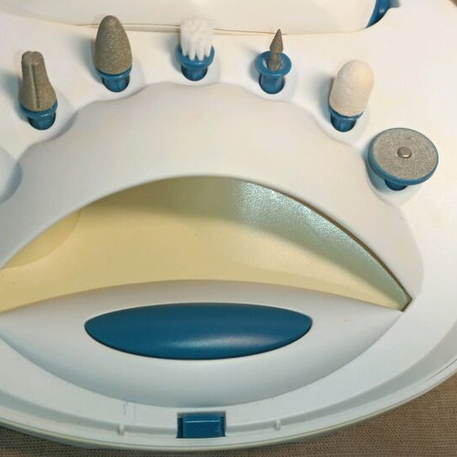 Electric manicure pedicure device used, fully functional