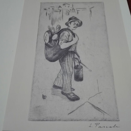 Lithographs like new, set of 4 with 1996 certificate