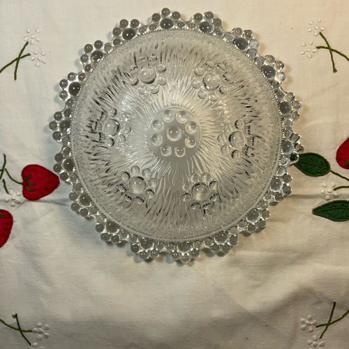 Italian crystal bowl like new for nuts and candies
