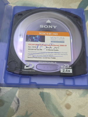 Sony PFD-23AX XDCAM 23GB Professional Single Layer Disc used
