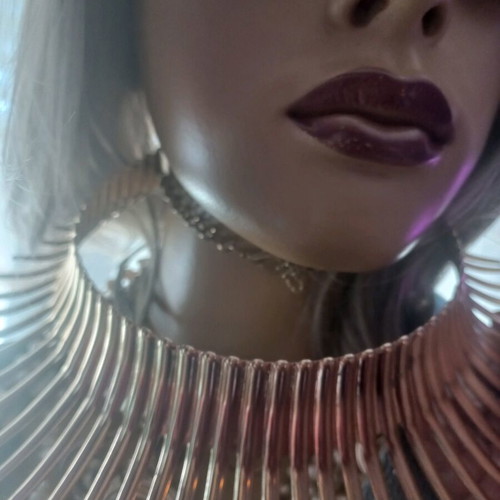 Statement Cleopatra faux bijou necklace new